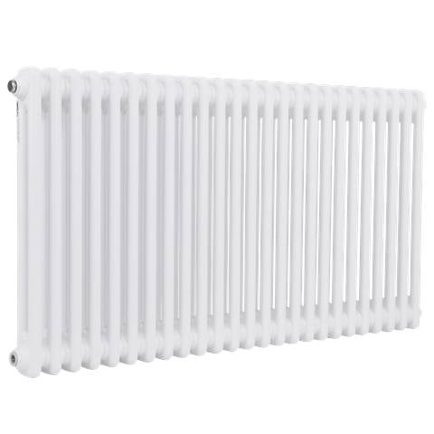 Baridi Horizontal Traditional 2 Column Radiator 600 x 1147mm – White