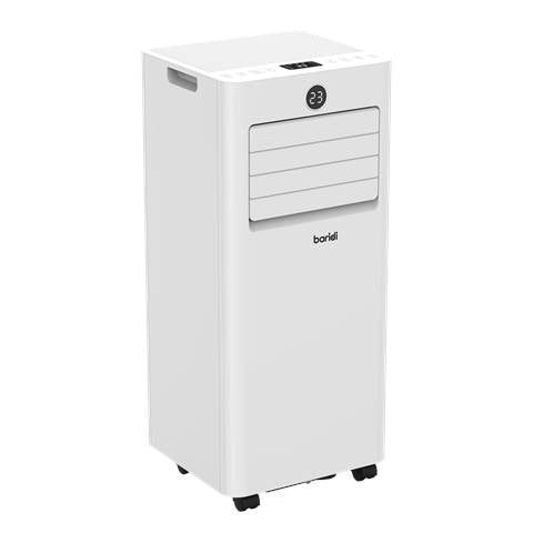 Baridi 5-in-1 Portable Air Conditioner/Dehumidifier/Air Cooler with Window Sealing Kit 7,000Btu/hr - White