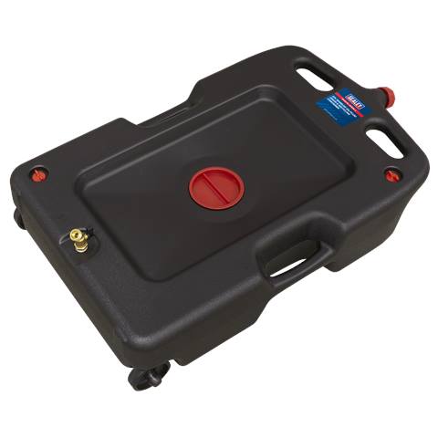 Oil/Fluid Drain & Recycling Container with Wheels 57L