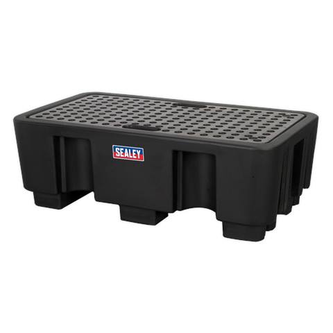 2 Drum Polyethylene Barrel Bund/Spill Pallet 1300 x 750 x 440mm