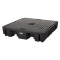 4 Drum Polyethylene Barrel Bund/Spill Pallet 1380 x 1290 x 280mm