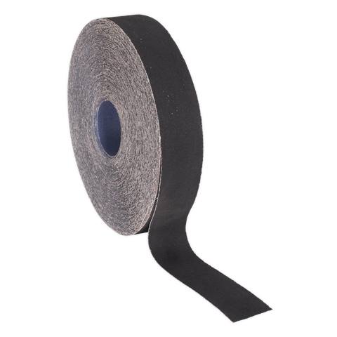 Emery Roll 120Grit 25mm x 50m - Blue Twill