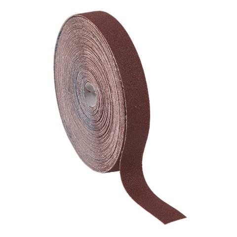 Emery Roll 120Grit 25mm x 50m - Brown