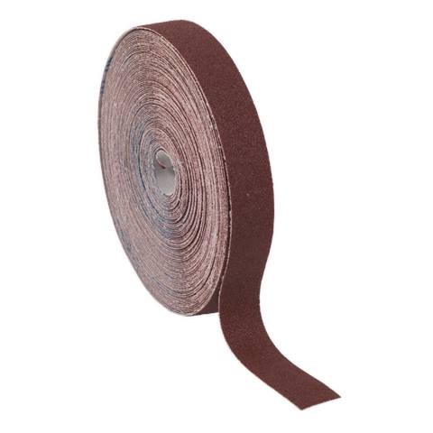 Emery Roll 80Grit 25mm x 50m - Brown