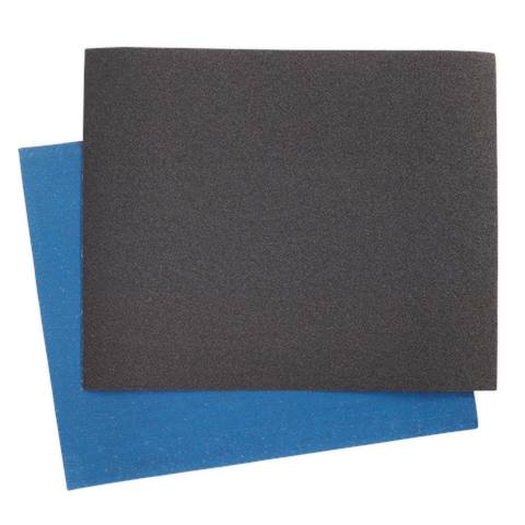Emery Sheet 120Grit 230 x 280mm, Blue Twill - Pack of 25