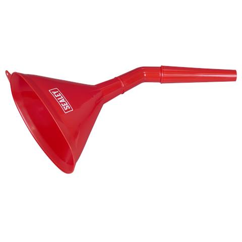 Angled Spout Oval Funnel with Filter 200mm - Medium