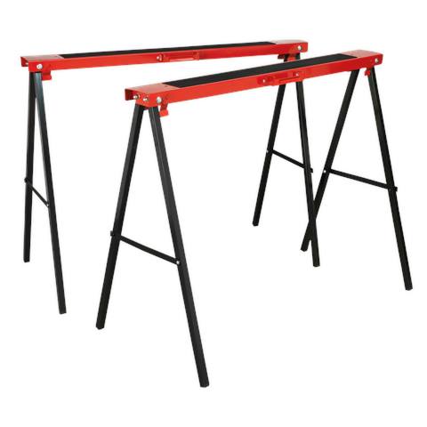 Fold Down Trestles 100kg Capacity per Trestle - Pair
