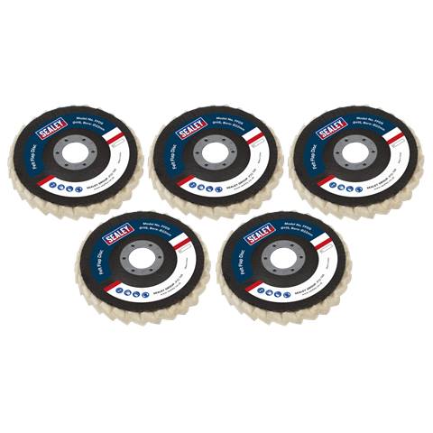 Felt Flap Disc Ø115mm Ø22mm Bore - Pack of 5