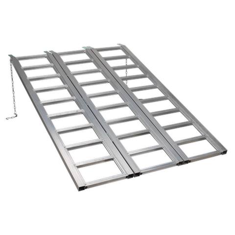 Motorcycle/Trike/ATV & Mini Tractor Ramp Wide Tri-Fold 680kg Capacity