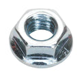Zinc Plated Serrated Flange Nut M8 - Pack of 100