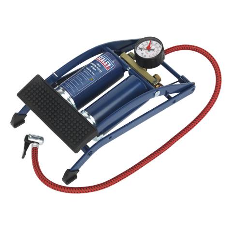 Twin Barrel Foot Pump