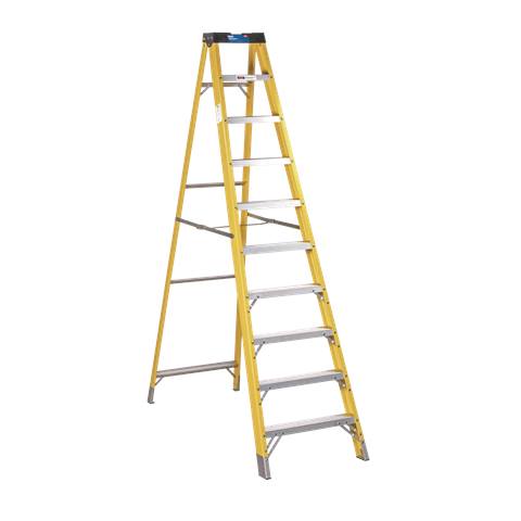 Fibreglass Step Ladder 9-Tread - EN 131