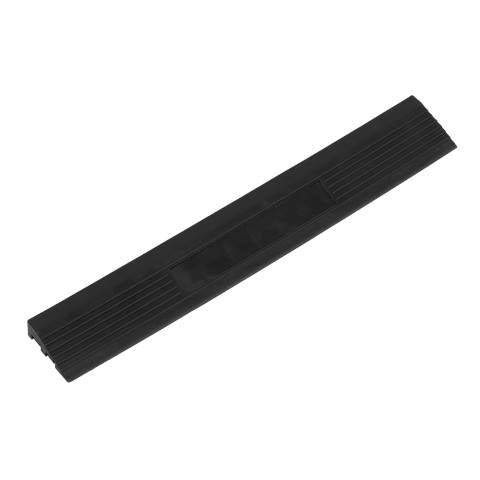 Polypropylene Floor Tile Edge 400 x 60mm, Black Male - Pack of 6