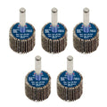 25 x 20mm Abrasive Flap Wheel with 6mm Shaft 40Grit - Pack of 5