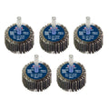 40 x 20mm Abrasive Flap Wheel with 6mm Shaft Assorted Grit - Pack of 5