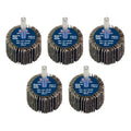40 x 30mm Abrasive Flap Wheel with 6mm Shaft 40Grit - Pack of 5