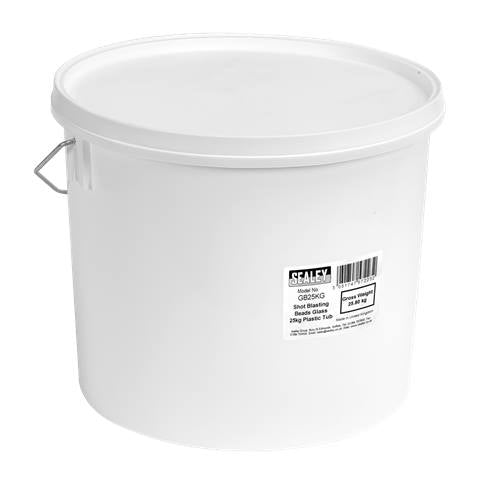 Shot Blasting Glass Beads Tub 25kg