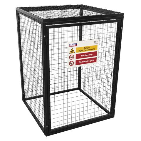 Gas Cylinder Safety Cage - 4 x 47kg