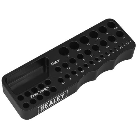 Heavy-Duty 40 Hole Drill Bit Stand