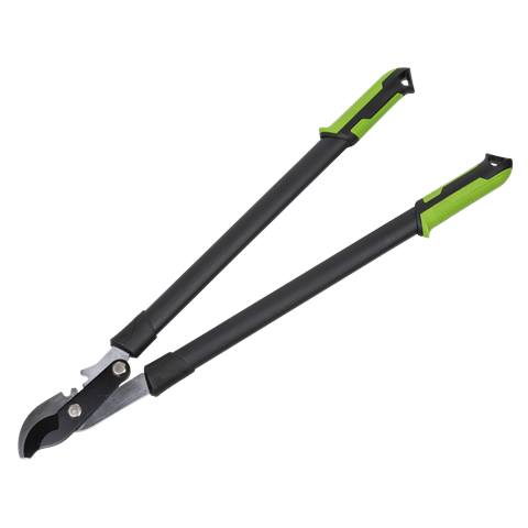 Bypass Lopping Shears with Soft Grip Handle, Geared & Carbon Steel Blade
