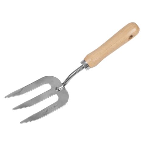 Premier Garden Hand Fork with Ash Handle & Stainless Steel Tines