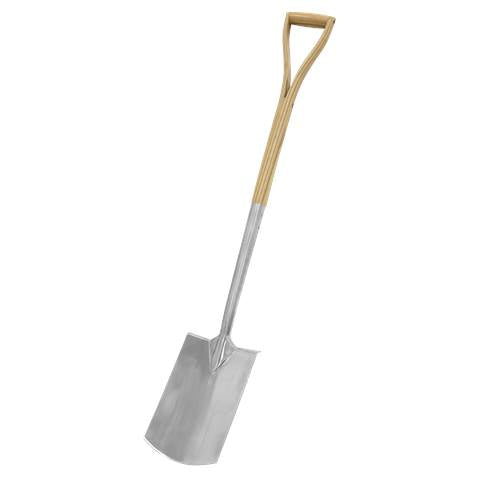 Premier Digging Spade with Ash Y Handle & Stainless Steel Blade