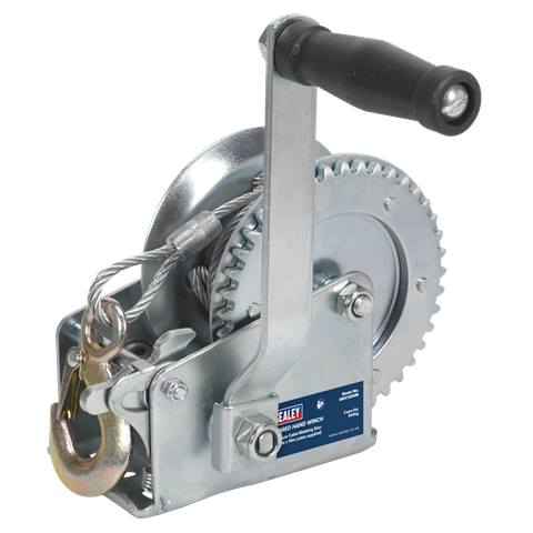 Geared Hand Winch with Cable 540kg Capacity