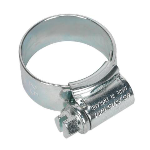 HI-GRIP® Zinc Plated Hose Clip 17-25mm - Pack of 20