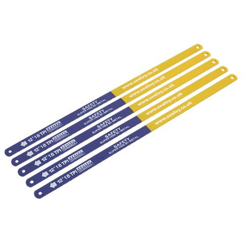 HSS Bi-Metal Hacksaw Blade 18tpi 300mm - Pack of 5