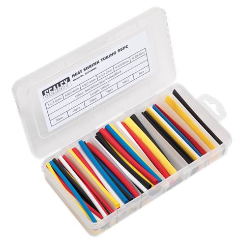 Heat Shrink Tubing Assortment 100mm 95pc - Mixed Colours