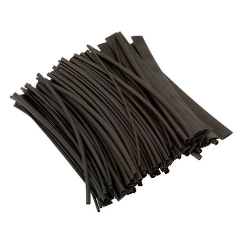 Heat Shrink Tubing 200mm 100pc - Black