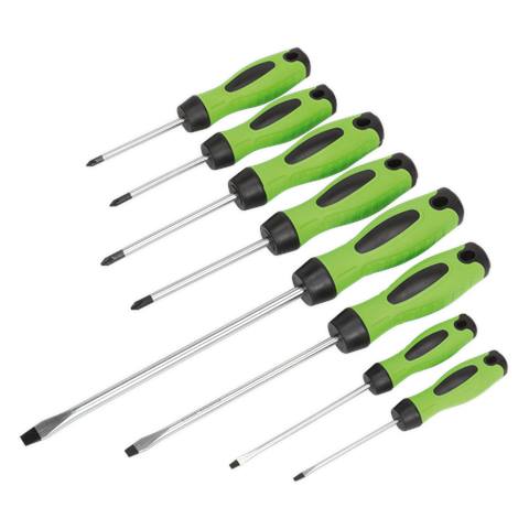 Premier Screwdriver Set 8pc - Hi-Vis Green