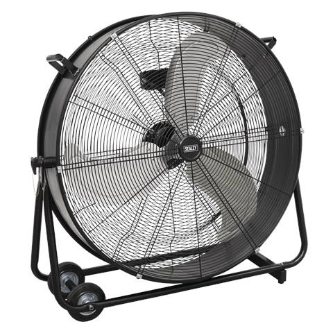 30" Industrial High Velocity Drum Fan 230V