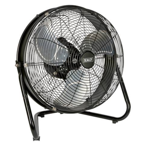 18" Industrial High Velocity Floor Fan with Internal Oscillation 230V