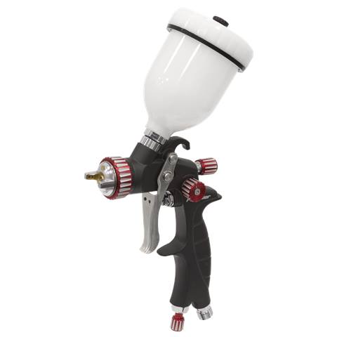 Premier Professional HVLP Gravity Feed Touch-Up Spray Gun 1mm Set-Up
