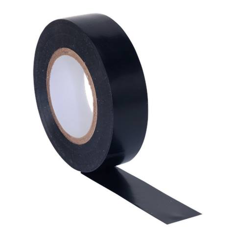 PVC Insulating Tape 19mm x 20m, Black - Pack of 10