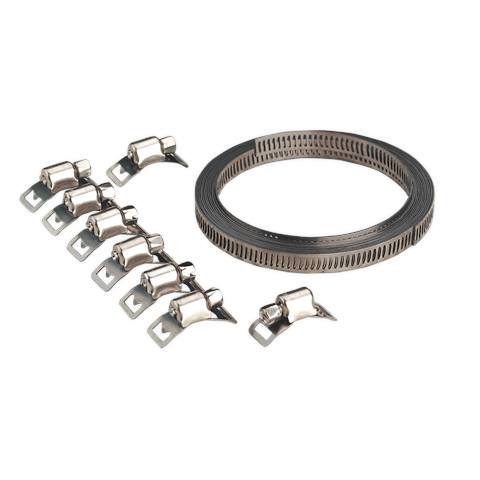Self-Build Hose Clip Set 8mm Band Width
