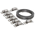 Self-Build Hose Clip Set 12.7mm Band Width