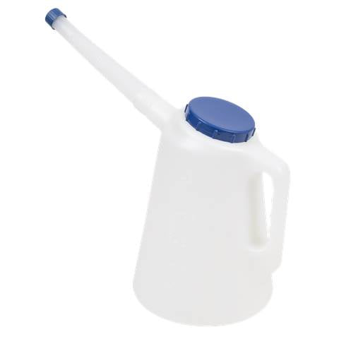 Oil Container with Blue Lid & Flexible Spout 3L