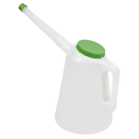 Oil Container with Green Lid & Flexible Spout 3L
