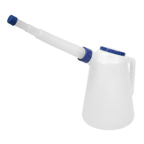 Oil Container with Flexible Spout 5L - Blue Lid