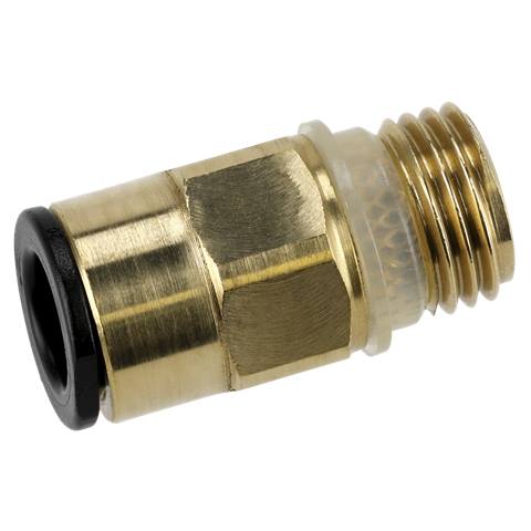 John Guest® Brass SuperThread Straight Adaptor 8mm x 1/4"BSP - Pack of 2