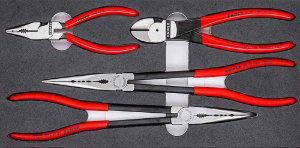 4 Pc Automotive Plier Set in EVA Foam