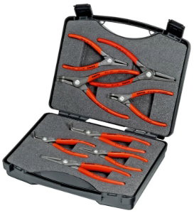 Knipex 8Pc Circlip Plier Set In BMC