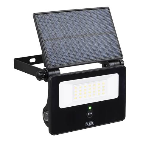 Extra-Slim Solar Floodlight with Wall Bracket 20W SMD LED
