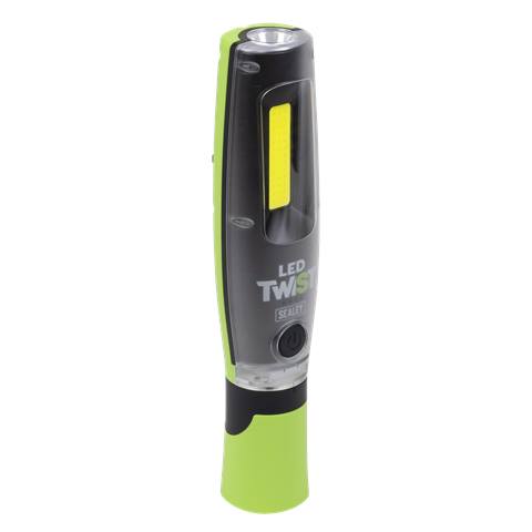 Rechargeable LED Twist® Inspection Light 20W COB + 3W SMD, 3000lm, Magnetic Base & Power Bank