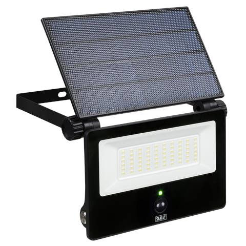 Extra-Slim Solar Floodlight with Wall Bracket 30W SMD LED