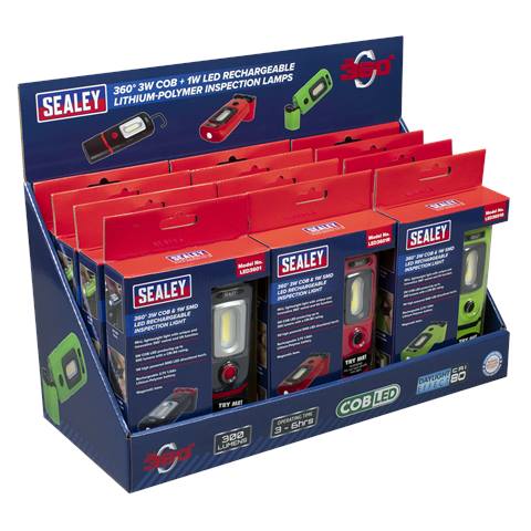 LED3601 Series Inspection Light Combination - Display Box of 12