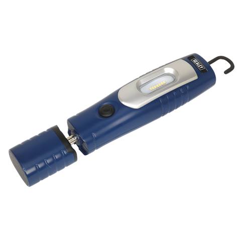 Rechargeable 360° Inspection Light 4W & 3W SMD LED - Blue