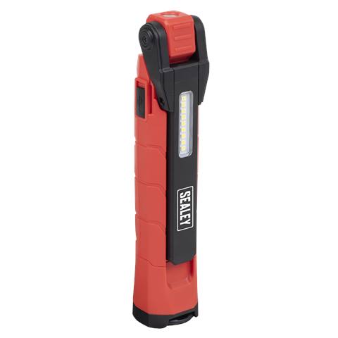 Rechargeable 360° Inspection Light 10W & 2 x 4W SMD LED - Red
